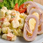 Menú bonaerense: matambre arrollado con ensalada rusa